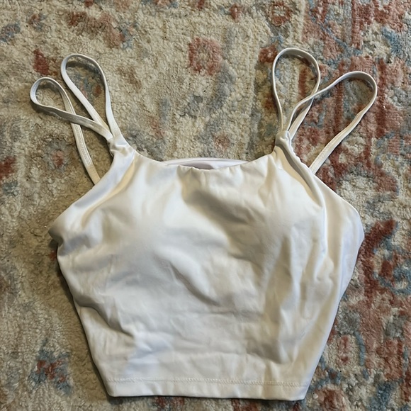 NVGTN White Poise Bra Top - Picture 1 of 2